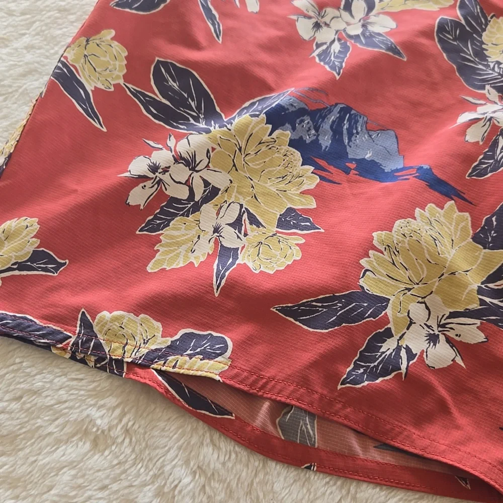 Floral Red Patagonia Swim Shorts - Picture 2 of 12